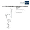 Grohe Grohtherm 800 Thermostatic Bar Shower + Shower Kit