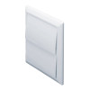 Square Flap Vent (White) -100mm