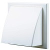 Cowled Vent (White) - 100mm