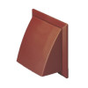 Cowled Vent (Brown) - 100mm