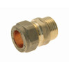 Compression Male Coupling - 15mm x 3/8"