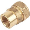 Compression Female Coupling - 22mm x ½"