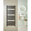 Redroom Azor 1200mm x 500mm Anthracite Towel Rail