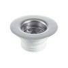 McAlpine Sink Waste No Overflow + Plug - 85mm Diameter