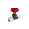 Hep2O Brass Gate Valve - 15mm