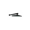 Kartell Nero Square Wall Mounted Fixed Head & Arm - Matt Black