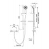 Methven Kiri Cool To Touch Bar Shower + Shower Rail Kit