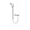 Aqualisa Midas 110 Exposed Shower Valve + Wall Mounted Shower Head + Shower Rail Kit - Chrome