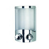 Croydex Euro Dispenser Duo Wall Mounted Soap Dipenser Chrome