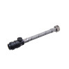 Flexible Tap Connector With Isolation Valve Push Fit - 15mm x ½" x 300mm