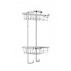 Croydex Rust Free Small Two Tier Small Corner Shower Basket