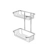 Croydex Stainless Steel Two Tier Shower Basket