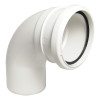 Floplast 90° Elbow Single Socket (White) - 110mm