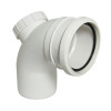 Floplast 90° Access Elbow Single Socket (White) - 110mm