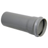 Davant Single Socket Soil Pipe (Grey) - 110mm x 3m