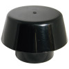 Davant Mushroom Vent Teminal (Black) - 110mm