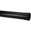 Polypipe Single Socket Soil Pipe (Black) - 82mm x 3m