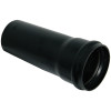 Davant Single Socket Soil Pipe (Black) - 110mm x 3m