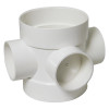 Floplast Short Boss Pipe Coupling (White) - 110mm