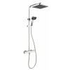 Methven Waipori Satinjet Cool Touch Bar Shower Valve + Rigid Riser Shower Kit