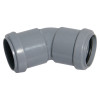 Davant Pushfit 45° Elbow (Grey) - 40mm