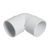 Davant ABS Solvent Weld 90° Elbow (White) - 40mm