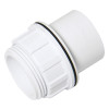 Floplast ABS Solvent Weld Tank connector (White) - 40mm