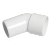 Davant ABS Solvent Weld 45° Conversion Elbow (White) -  40mm