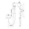Methven Aio Aurajet Cool Touch Bar Mixer + Shower Rail Kit