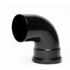 Davant 90° Elbow Single Socket (Black) - 110mm