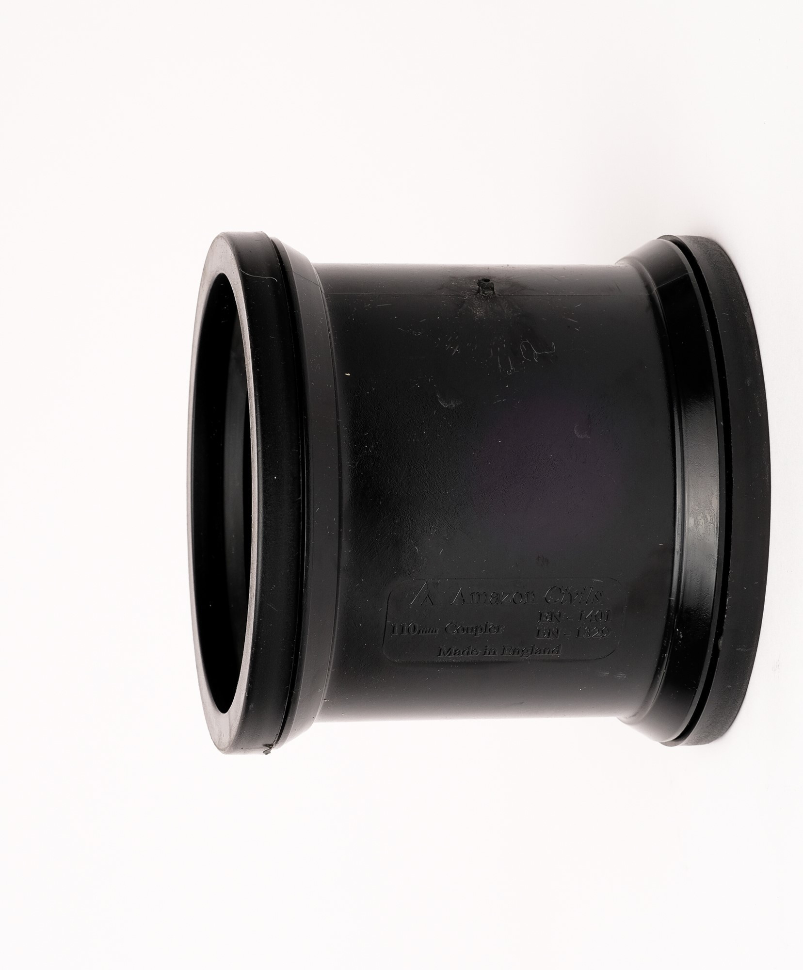 Black Double Pipe Coupler SP105