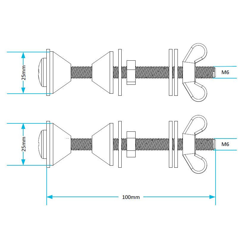 Tapin Close Coupling Bolts & Washers