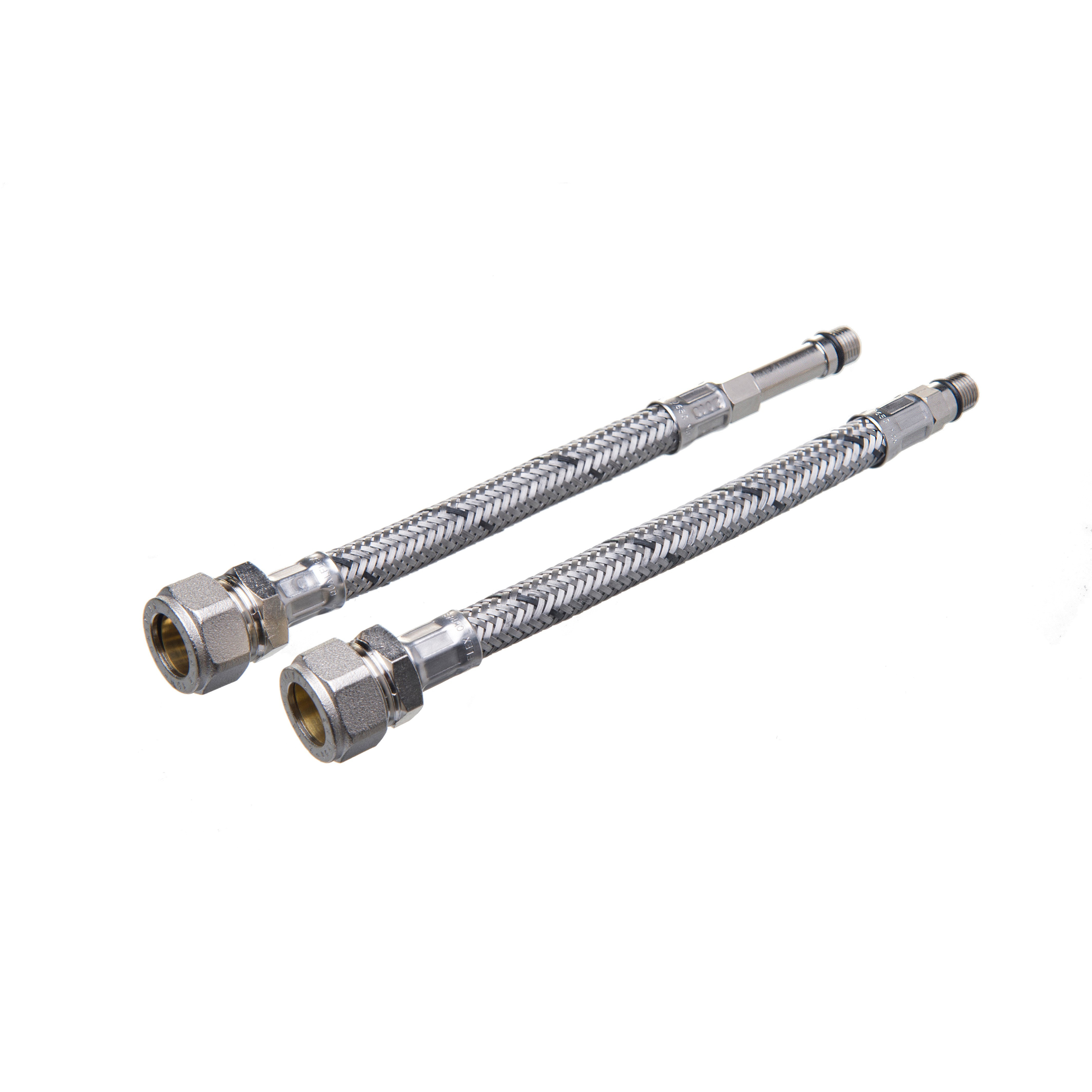 Tapin Flexible Tap Connector 15mm x 10mm x 300mm 2 pack