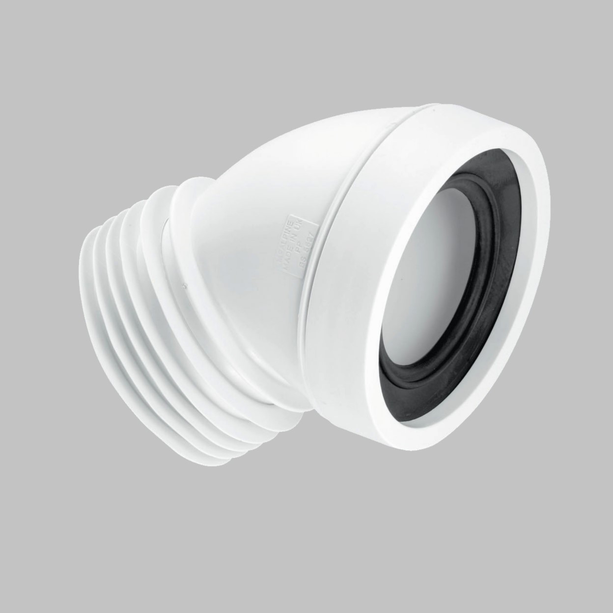 Tapin McAlpine 45* Angled Rigid Pan Connector